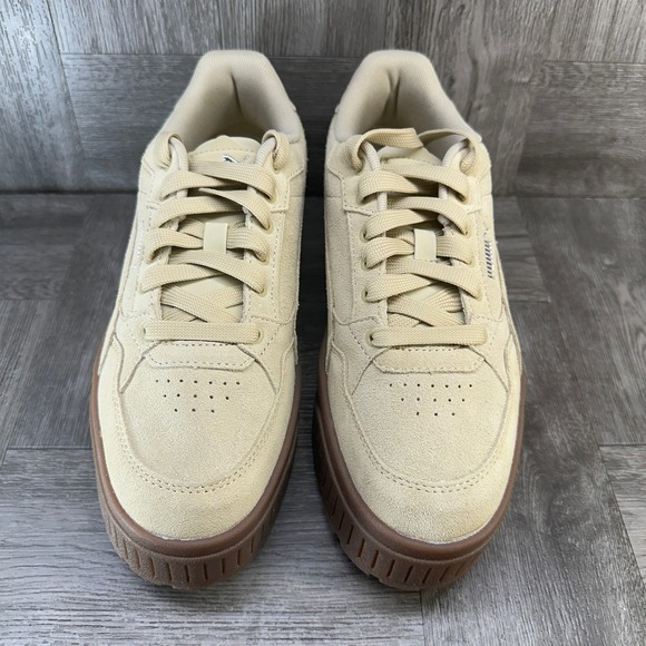 Puma Beige and Brown Women's Sneakers - Picture 4 of 8